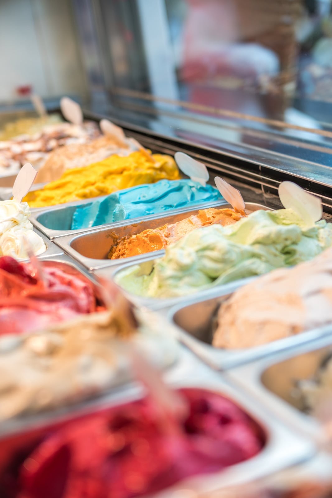 Ice Klub gelato display case
